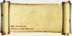 David Adamović vizit kartica